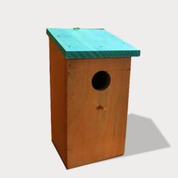 Wooden bird house,nest and cage size 12x 12x 23cm 06-0008 gmtproducts.com