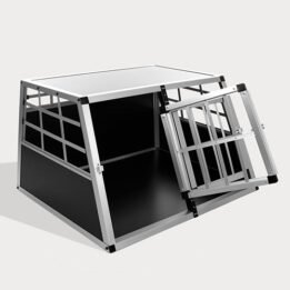 Aluminum Dog cage Large Single Door Dog cage 75a Special 66 06-0769 gmtproducts.com