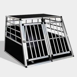 Aluminum Large Double Door Dog cage 65a 06-0773 gmtproducts.com
