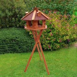 Wooden bird feeder Dia 57cm bird house 06-0979 gmtproducts.com