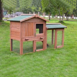 Outdoor Wooden Pet Rabbit Cage Large Size Rainproof Pet House 08-0028 gmtproducts.com