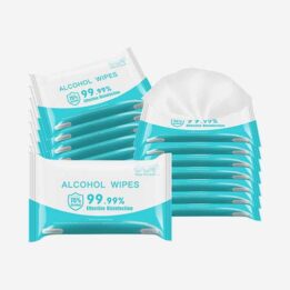 Disinfectant Wet Wipes Alcohol 75% Custom Alcohol Wipe Pad 06-1444-1 gmtproducts.com