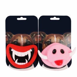 Squeak Chewing Funny Teeth Pig Nose Joke Prank Custom Vinyl Toy Pet Teething Toys For Halloween Toy gmtproducts.com