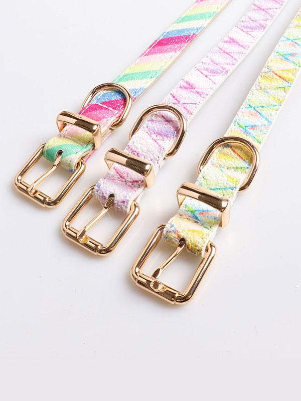 New Design Luxury Dog Collar Fashion Acrylic Dog Collar With Metal Buckle Dog Collar 06-0543 gmtproducts.com