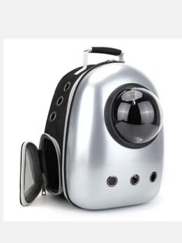 Star Silver Upgraded Side Opening Pet Cat Backpack 103-45012 www.gmtproducts.com