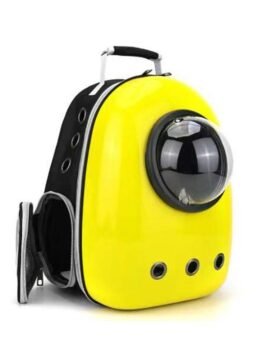 Yellow upgraded side opening cat backpack 103-45013 gmtproducts.com