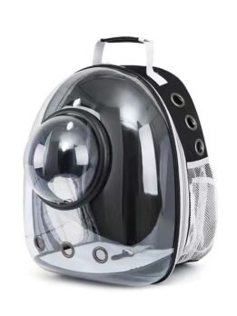 Transparent Black Pet Cat Backpack with Hood 103-45029 www.gmtproducts.com