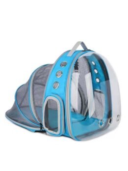 Cyan transparent pet bag space capsule pet backpack 103-45070 gmtproducts.com