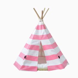 Canvas Teepee: Factory Direct Sales Pet Teepee Tent 100% Cotton 06-0943 gmtproducts.com
