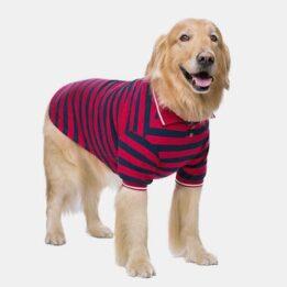 Pet Clothes Thin Striped POLO Shirt Two-legged Summer Clothes 06-1011-1 gmtproducts.com