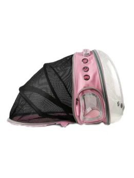 Pink Transparent Pet Bag Space Capsule Pet Backpack 103-45065 gmtproducts.com