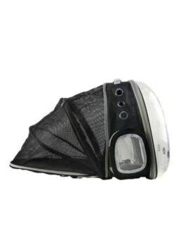 Black Transparent Pet Bag Space Capsule Pet Backpack 103-45072 gmtproducts.com