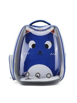 Blue Transparent Breathable Cat Backpack Pet Bag 103-45084 gmtproducts.com