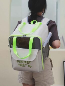 Wholesale OEM Oxford Transparent Pet Bag Cat bag Backpack 103-45093