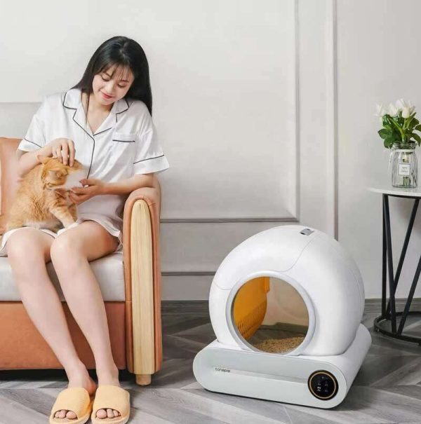 Wholesale APP Control Intelligent Smart Self Cleaning Litter Box for Cats Automatic Cat Toilet Litter Box 116-5903 - Image 5
