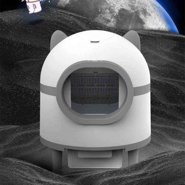 Wholesale Custom Intelligent APP Control Extra Large Pet Waste Disposal Automatic Self-Cleaning Smart Cat Toilet Litter Box For Cats 116-5910 - Image 3